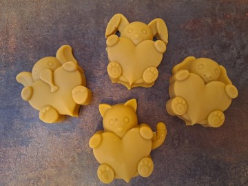 Přírodní mýdlo s vůní vanilky - dětský motiv